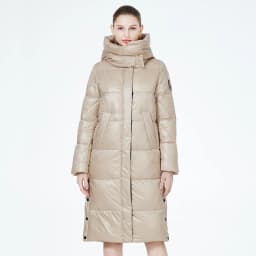 ICEbear 2023 Winter Fashionable Jacket Women's Hooded Warm Parkas Puffer Jackets Hight Quality Female Quilted Coat GWD20155D
