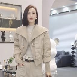 2026 Autumn Winter New Women's Cotton Jackets With Cotton Coat Female Short Loose Cotton Jacket Plush And Thick Insulation Coat