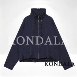 KONDALA Women Casual Chic Stand-Collar Jacket Red Street Sports Style Jacket 2026 Fall Winter Trendy Loose Zip-up Padding Jacket