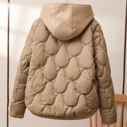 2025 New Winter Jacket Women Warm Parkas Female Fake Two-piece Long Sleeve Casual Cotton Padded Jacket Hooded Outwear Ladies