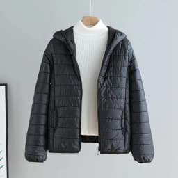 Women's Cotton-padded Light Coat 2025 Autumn Winter New Female Down Cotton Korean Short Jacket Hooded Loose Outcoat For Students