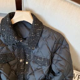 Autumn and Winter New Women's Elegant Cotton Clothes with Small Fragrance Design Fashionable Thickened Warm Parker Coat