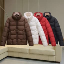 2027 Winter Parkas Women Down Cotton Jacket V-neck Large Fur Collar Belt Mid Length Cotton-padded Coat Female Outerwear Overcoat