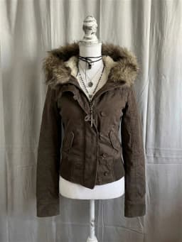 Winter Warm Windproof Faux Fur Hood Parka Women Loose Thick Cotton Padded Coat Casual Daily Outdoor Street Fashion Outer Tops