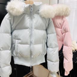 Women's Hooded Long Sleeve Waist-Cinched Puffer Jacket Cotton Y2K Winter 2000S Warm Aesthetic Retro Top Cotton Jacket Clothing