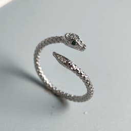 925 Sterling Silver Rings for Women Couple Minimalist Handmade Simple Vintage Snake Ring Fine Jewelry Gift Prevent Allergy