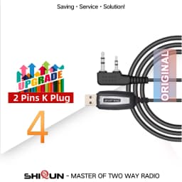 Programming Cable Baofeng UV-5R Ham Radio BF-F8HP UV-82 BF-888S UV-13 Pro USB Data Cable Quansheng UV-K6 Walkie Talkie UV-K5 K58