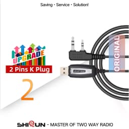 Programming Cable Baofeng UV-5R Ham Radio BF-F8HP UV-82 BF-888S UV-13 Pro USB Data Cable Quansheng UV-K6 Walkie Talkie UV-K5 K58