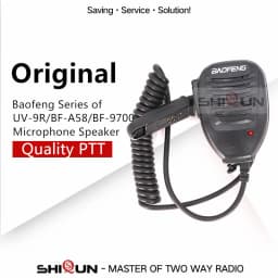 UV-9R Pro Speaker Microphone Waterproof Shoulder Mic for Baofeng UV-9R Plus MK1 UV-S22 Pro Two Way Radio GMRS-9R UV-9G GT-3WP BF