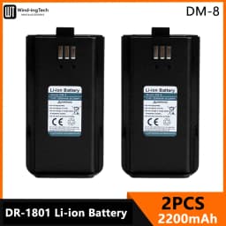 Baofeng DR-1801 DMR Digital Walkie Talkie Battery 7.4V 2200mAh Original DM-8 Li-ion Battery For DR-1801UV DM-1801 DM-860 BF-H6