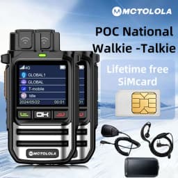 MOTOLOLA Equipped(Lifetime Free) 4G SIM Card Wireless Network Long-Distance 8000 Kilometers outdoor camping two-way wireless rad
