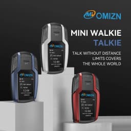 BK Walkie Talkie Unlimited Range, 4G LTE POC Two Way Radio with AES256 Encrypted Noise Reduction Type-C Charging for Commercial,