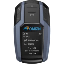 BK Walkie Talkie Unlimited Range, 4G LTE POC Two Way Radio with AES256 Encrypted Noise Reduction Type-C Charging for Commercial,
