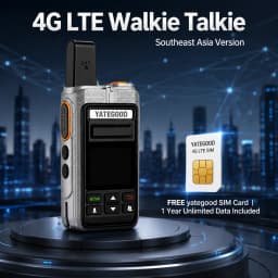 Zello 555 Bluetooth Walkie Talkie 4G 3G Radio100km Android Mobile Phone PTT Wifi Global