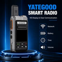 Zello 555 Bluetooth Walkie Talkie 4G 3G Radio100km Android Mobile Phone PTT Wifi Global