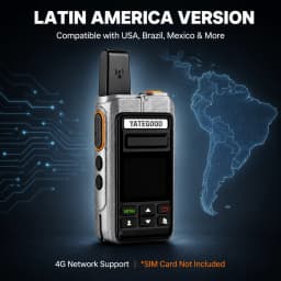 Zello 555 Bluetooth Walkie Talkie 4G 3G Radio100km Android Mobile Phone PTT Wifi Global