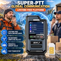 4G LTE Walkie Talkie, PoC Radio, SIM Card Walkie Talkie, PTT Radio, Two Way Radio, Lifetime Free Platform, Group Communication R