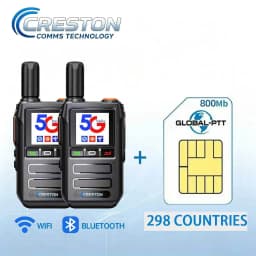 5G Global Public Network Walkie‑Talkie Long‑Distance PoC Two‑Way Radio HD Screen Type‑C Fast Charge Weather Alert Intercom
