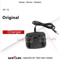 UV-16 Pro Battery Charger Dock UV-16 Plus Original Baofeng Accessories Walkie Talkie UV-16 Pro Mate USB Charger Glass Ham Radios