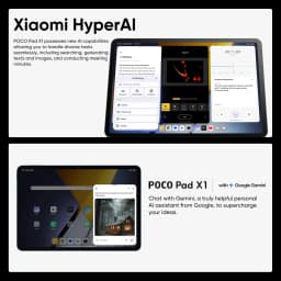 Original POCO Pad X1 Global Version Tablets Snapdragon 7+ Gen 3 11.2'' 3.2K 144Hz Display 13MP 8850mAh 45W Turbo Charging