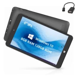 The Cheapest 8 INCH Windows 10 Tablet 64-bits Intel Z8300 Quad Core 8GB RAM 128GB ROM 1280 X 800 IPS Dual Cameras DH-MI Port