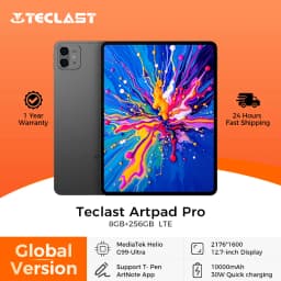 Teclast ArtPad Pro 12.7" 2.2K Display 8GB(+12G) 256GB MediaTek Helio G99 10000mAh 30W Android 15 Tablet PC 4G LTE Global Version