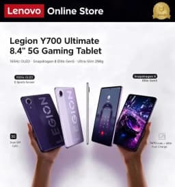 Lenovo Legion Y700 Ultimate 8.4'' 5G E-Sports Gaming Tablet Snapdragon 8 Elite Gen5 165Hz OLED 7470mAh 68W Slim at 298g CN ROM