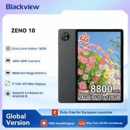 Blackview ZENO 10 5G AI Tablet,UNISOC T8200 Processor,11" FHD+ 90Hz Display,8800mAh Battery,Quad Speakers Android 15 Pad PC