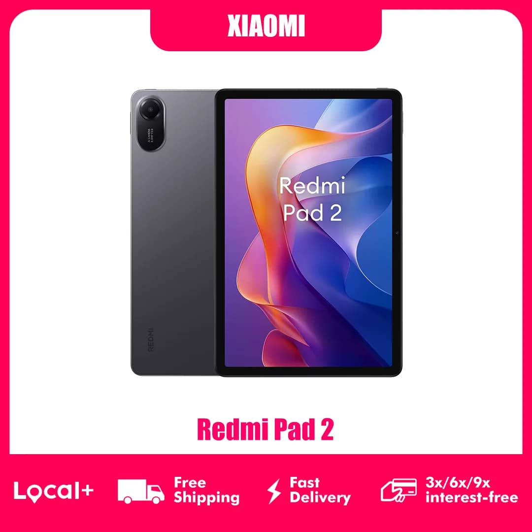 Xiaomi Redmi Pad 2 Wifi, 11 Inches, 90 Hz, Mediatek Helio G100-Ultra, 8Mp Camera, 9000 Mah