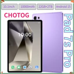 CHOTOG NEW Pad 7s Pro 10000mAh Tab 5G Dual SIM Card Tab PC 10.1HD Screen Tablet 22GB+2TB Children's Tablet Android 15 Global Version Tablets