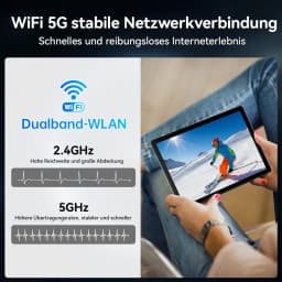 URAO KB1001L 10.1 Inch HD Tablet PC A333 Five-Core Processor Widevine L1 DRM Android 15 20GB(3+17GB) RAM 64GB ROM 5000mAh Battery Front 2MP Rear 5MP Camera All Accessories Kit Kids Study Gaming Streaming Tablet