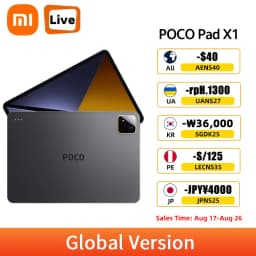 Global Version POCO Pad X1 11.2" 3.2K 144Hz 3200x2136 Display Snapdragon 7+ Gen 3 Wi-Fi 6E Bluetooth 8850mAh Battery 45W