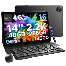 DOOGEE Tab E3 Max 2 in 1 Tablet PC Gemini AI Android 16 14'' 2.2K Display 48GB(8+40) RAM 256GB ROM 13500mAh Battery Smart Pads PC
