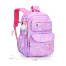 Girl School Bag Backpack Back Pack For Teenager Women Children Female Pink Schoolbag Primary High Bagpack Class Teens Child Kids