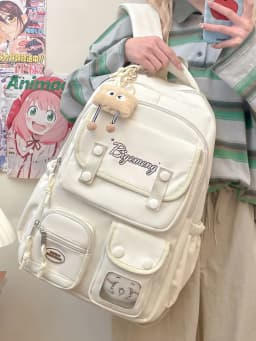 2026 cute student Backpack schoolbag For High School And Primary School Student Campus Versatile Backpack with doll