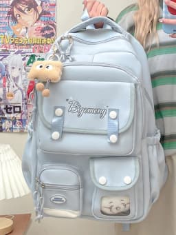 2026 cute student Backpack schoolbag For High School And Primary School Student Campus Versatile Backpack with doll