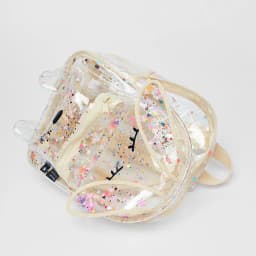 Summer New Sequins Glittering Bunny Shape Transparent Backpack Shopping Glitter Cute Ladies Shoulder Bag