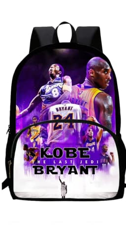 Basketball K-Kobe B-Bryant Child School Backpack 1/3PCS with Lunch Bags ,Pencil Bags School Bags for Boys Girls Best Gift