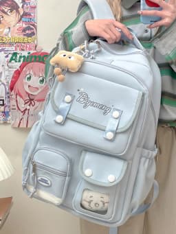 2025 cute student Backpack schoolbag For High School And Primary School Student Campus Versatile Backpack with doll