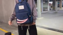 Fashion Large Back Packs for Girls Boys Black Waterproof School Backpacks Woman Shark Print Travel Bags Mochilas Escolar