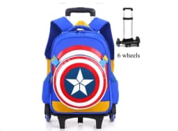 kids School trolley bag for boys Children school wheeled backpack Mochilas school bag with wheels School Rolling backpack Bags