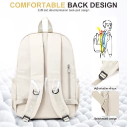 Laptop School Bag, Waterproof Teenage Bookbag Nylon Fashion Boy Girl Travel Shoulder Bag, High College School Backpack for Women