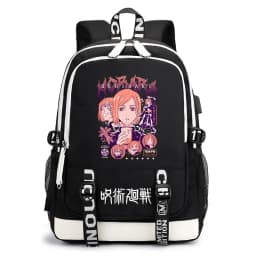 Jujutsu Kaisen Print Student Backpack Casual Anime Daypack for Boys Girls School Bag Lightweight