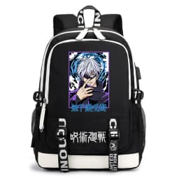 Jujutsu Kaisen Print Student Backpack Casual Anime Daypack for Boys Girls School Bag Lightweight