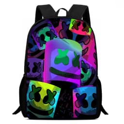 Large Capacity 15" Fortnite Cartoon Backpack, Unisex Boys & Girls Age 6-14 Printed Spacious Student School Bag