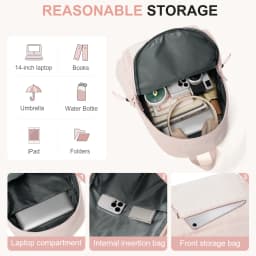 School Backpack for Teens Girls Boys Laptop Bag Fits 15.6 Inch College Travel Durable Leisure Fashion Student Backpack for Women