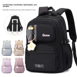Cool School Backpack for teenage girls Student Large Capacity Backpack Stylish Casual School Bag for Middle High School Students