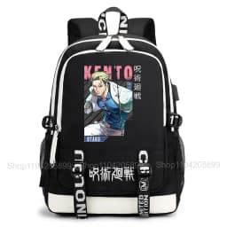 Jujutsu Kaisen Backpack Anime Mochila Student Casual Schoolbag Boys Girls Gift Book Bag Lightweight Daily Travel Rucksack