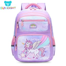 SUN EIGHT NEW Student Backpacks For Teenager School Backpack Cartoon Pattern Girl School Bags Boy Bag