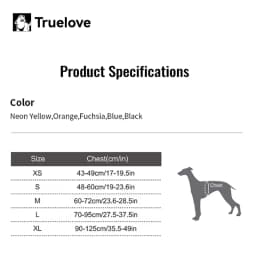 Truelove Non-reflective Walking PU Leather Dog Vest Escape Proof Adjustable Anti Pull Pet Harness Outdoor Clearance Sale TLH5551